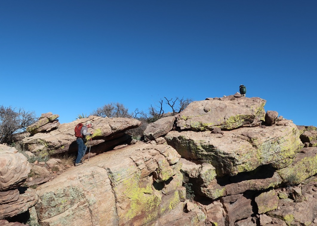 Blair Benchmark, Hog Mountain, Arizona