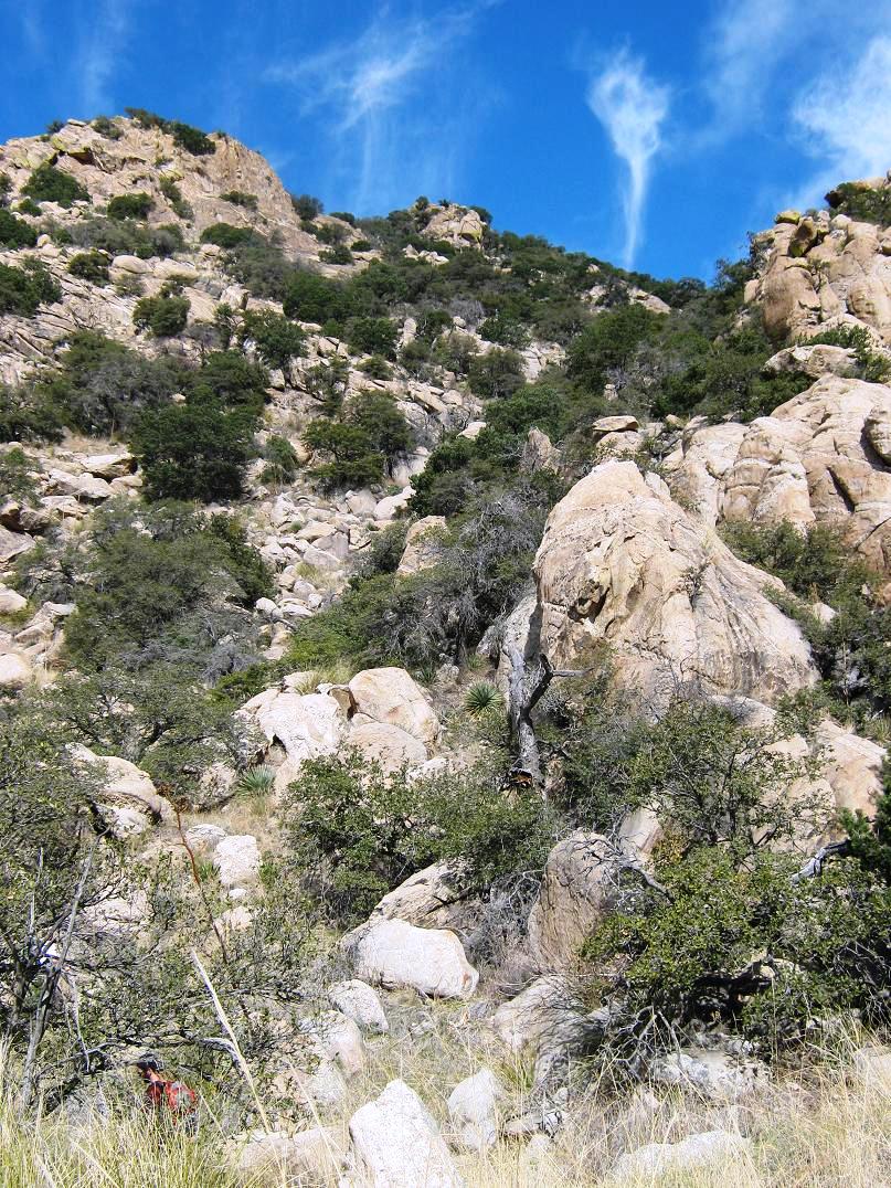 Climbing Coyote Mountain - Coyote Mountain Wilderness, AZ 